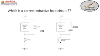 Which is a correct inductive load circuit ??
 