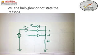 Will the bulb glow or not state the
reasons
 