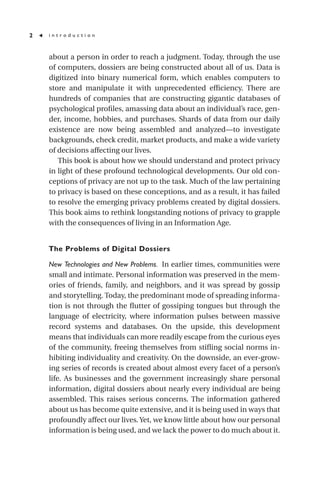 The Digital Person Technology And Privacy In The Information Age Daniel ...