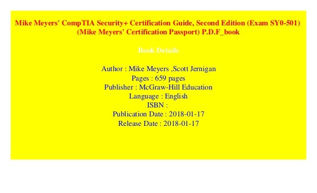 Mike Meyers #39 CompTIA Security Certification Guide Second Edition Mike Meyers #39 CompTIA Security Certification Guide Second Edition