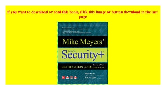 Mike Meyers #39 CompTIA Security Certification Guide Second Edition Mike Meyers #39 CompTIA Security Certification Guide Second Edition