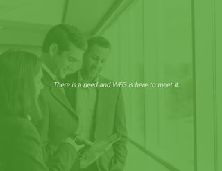 25
There is a need and WFG is here to meet it.
 