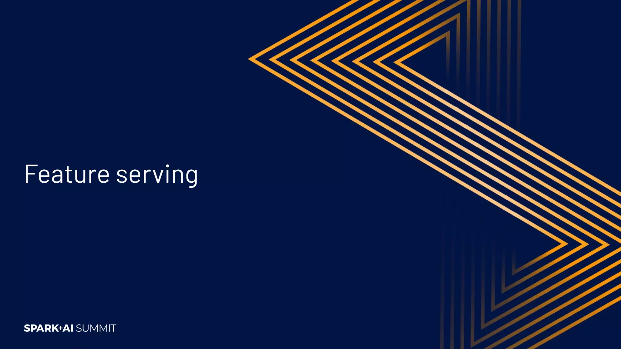 Feature serving 