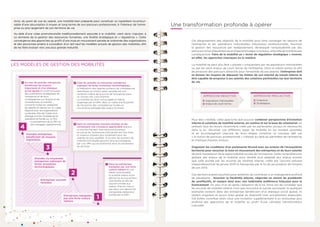 Cet élargissement des objectifs de la mobilité pour faire converger les besoins de
l’entreprise et les aspirations individuelles d’évolution professionnelle, favoriser
la gestion des ressources par redéploiement, développer l’employabilité par des
parcours riches d’expériences et d’apprentissages nouveaux, emporte de nombreuses
conséquences. Faire de la mobilité un « levier de régulation stratégique » inverse,
en effet, les approches classiques en la matière.
La mobilité ne peut plus être « pilotée » uniquement par les aspirations individuelles
ou par les seuls enjeux de court terme de l’entreprise. Dans le même temps et aﬁn
de proposer des parcours attractifs pour l’ensemble de ses salariés, l’entreprise doit
se donner les moyens de dépasser les limites de son marché du travail interne et
être capable de proposer à ses salariés des solutions pertinentes sur leur territoire
de vie.
Pour être crédible, cette approche doit pouvoir combiner perspectives d’évolution
interne et solutions de mobilité externe, en continu et sur la base du volontariat, en
utilisant tous les leviers récemment créés par les partenaires sociaux et retranscrits
dans la loi. Sécuriser ces différents types de mobilité en les rendant possibles
et en accompagnant chacune de leurs étapes constitue un nouveau déﬁ car
« la notion de parcours professionnel » s’élargit au-delà du périmètre de l’entreprise
et implique d’autres acteurs.
Organiser les conditions d’un partenariat fécond avec les acteurs de l’écosystème
territorial pour sécuriser la mise en mouvement des entreprises et de leurs salariés
devient l’expression de la responsabilité sociale de l’entreprise. Cette compréhension
globale des enjeux de la mobilité nous semble plus adaptée aux enjeux actuels
que celle portée par les accords de mobilité interne, créés par l’accord national
interprofessionnel de janvier 2013 et transposés par la loi de sécurisation de l’emploi
de juin 2013.
Ces derniers avaient pourtant pour ambition de contribuer à un changement profond
de paradigme : favoriser la ﬂexibilité interne, négociée en amont de problèmes
de sureffectifs, et rompre ainsi avec une indéniable préférence française pour le
licenciement. Or, plus d’un an après l’adoption de la loi, force est de constater que
les accords de mobilité interne n’ont pas rencontré le succès escompté. Si quelques
exemples existent dans des entreprises bénéﬁciant d’un dialogue social apaisé, ils
restent singuliers et aucun bilan global du dispositif n’est actuellement disponible.
Cet échec constitue selon nous une incitation supplémentaire à un renouveau plus
profond des approches de la mobilité au proﬁt d’une véritable transformation
culturelle.
Une transformation profonde à opérer
Aspirations individuelles
Enjeux de court terme
APPROCHE RÉACTIVE
Collective
Stratégique
APPROCHE PRO-ACTIVE
LES MODÈLES DE GESTION DES MOBILITÉS
Dans les entreprises
marquées par une forte
culture métiers et une
faible transversalité,
la mobilité relève d’une
démarche exclusivement
individuelle et elle est
souvent limitée aux
cadres. Elle ne s’inscrit
pas dans une démarche
d’ensemble réellement
portée par la DRH.
1
Au sein de grandes entreprises
bénéficiant de moyens
importants et d’un dialogue
social apaisé et construit autour
des orientations stratégiques de
l’entreprise et de leurs
conséquences sur l’emploi et les
compétences, la mobilité
concerne toutes les catégories
de salariés et repose sur un cadre
négocié avec les organisations
syndicales. Elle fait l’objet d’un
pilotage à la fois stratégique et
opérationnel fondé sur un fort
investissement de la DRH et
des managers opérationnels.
4
Dans les entreprises souvent récentes et qui
connaissent une croissance appréciable grâce à
un positionnement marché/produit porteur,
la culture de l’autonomie individuelle est très forte
et s’exerce d’autant plus facilement pour les
salariés les plus qualifiés. À ce titre, les souhaits de
mobilité individuelle peuvent être accompagnés
par une DRH qui se positionne alors en prestataire
de services.
2
Chez les grandes ou moyennes entreprises
subissant de fortes évolutions technologiques,
la fidélisation des salariés porteurs de compétences
spécifiques et à forte valeur ajoutée est une
condition même de la survie de l’entreprise dans
un univers très concurrentiel.
La mobilité est donc encouragée et même
organisée par la DRH, dans un cadre d’anticipation
de l’évolution des compétences fondé sur
une analyse partagée des enjeux business.
3
1
2
3
4
Grandes ou moyennes
entreprises subissant de
fortes évolutions
technologiques
Entreprises souvent
récentes
Grandes entreprises
bénéficiant de moyens
importants
Entreprises marquées
par une forte culture
métiers
Ainsi, du point de vue du salarié, une mobilité bien préparée peut constituer un ingrédient incontour-
nable d’une sécurisation à moyen et long terme de son parcours professionnel, à l’intérieur de l’entre-
prise ou plus largement de son territoire de vie.
Au-delà d’une visée promotionnelle traditionnellement associée à la mobilité, vient donc s’ajouter, à
ce domaine de la gestion des ressources humaines, une ﬁnalité stratégique et « régulatrice ». Cette
convergence des approches au proﬁt d’une mise en mouvement pensée et ordonnée des organisations
et des personnes amène à considérer d’un œil neuf les modèles actuels de gestion des mobilités, aﬁn
de les faire évoluer vers une plus grande maturité.
 