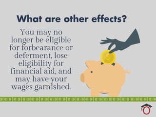 What happens if you default on student loans?