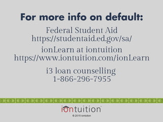 What happens if you default on student loans?
