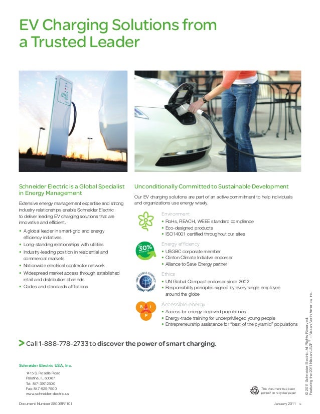 Electric Vehicle Charging Solutions Brochure