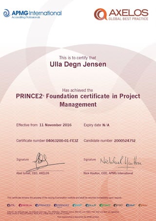 PRINCE2-certifikat