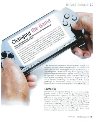 Changing the Game, Baylor Innovations,