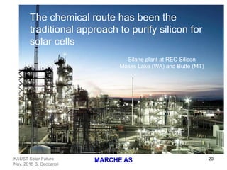 Silane Rec Presentation KAUST distribution | PDF