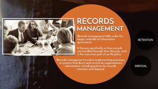 Information Governance vs Records Management | PDF