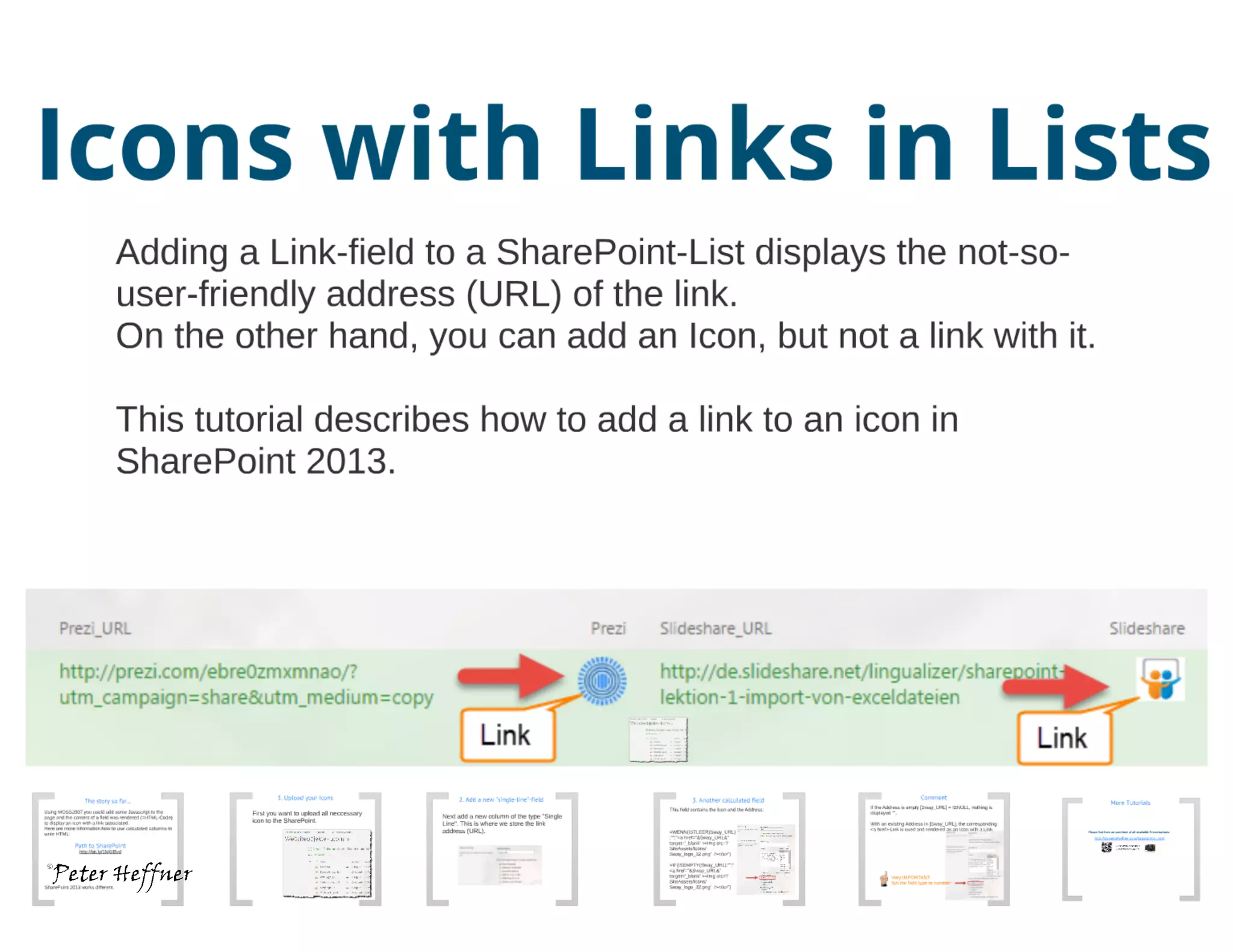 SharePoint Lesson #49: Linked icons in lists | PPT