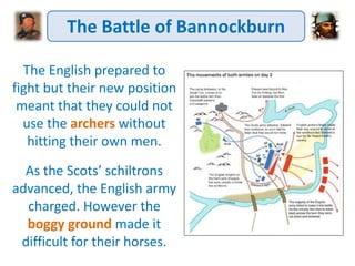 Scottish Wars of Independence - the battle of bannockburn | PPTX
