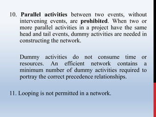 4 a. Project management - network analysis | PPTX