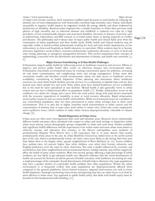 The Impact of Urbanization on Public Health (www.kiu.ac.ug) | PDF