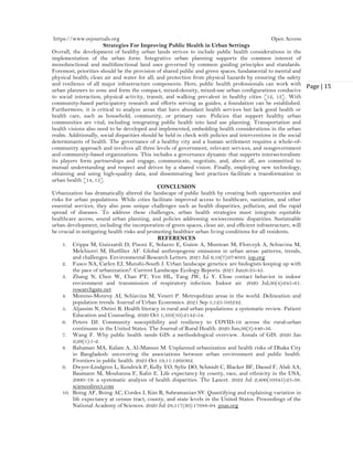 The Impact of Urbanization on Public Health (www.kiu.ac.ug) | PDF