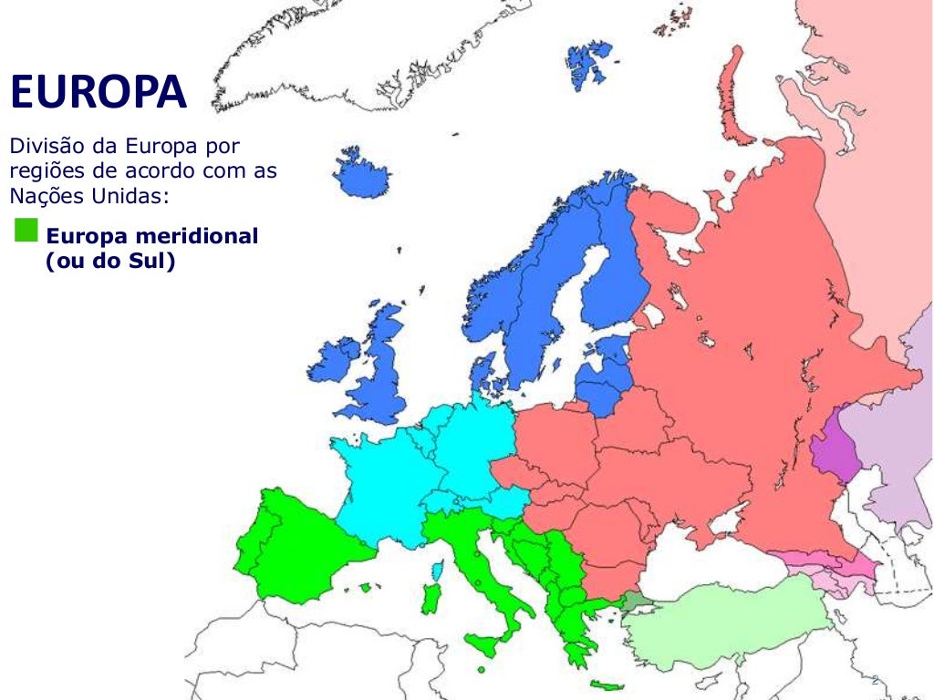 Geografia política (2018/2019) - Europa do Sul