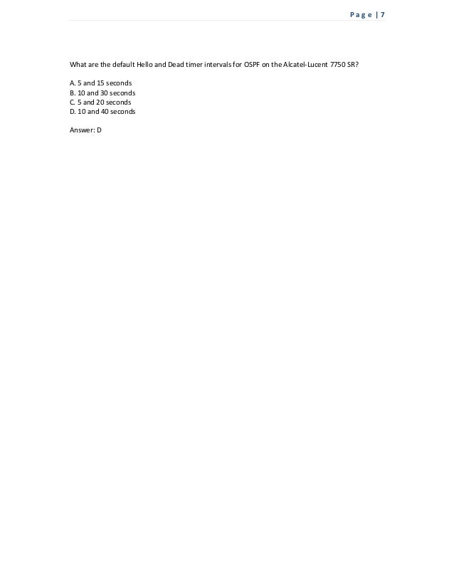 4A0-100 Prüfungen