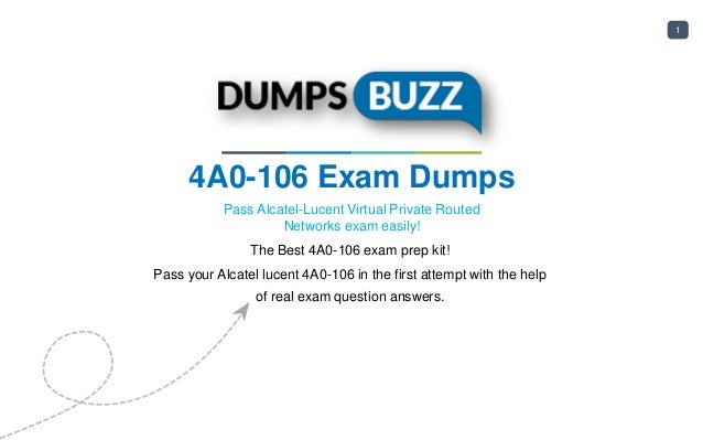 4A0-106 Test Questions Vce