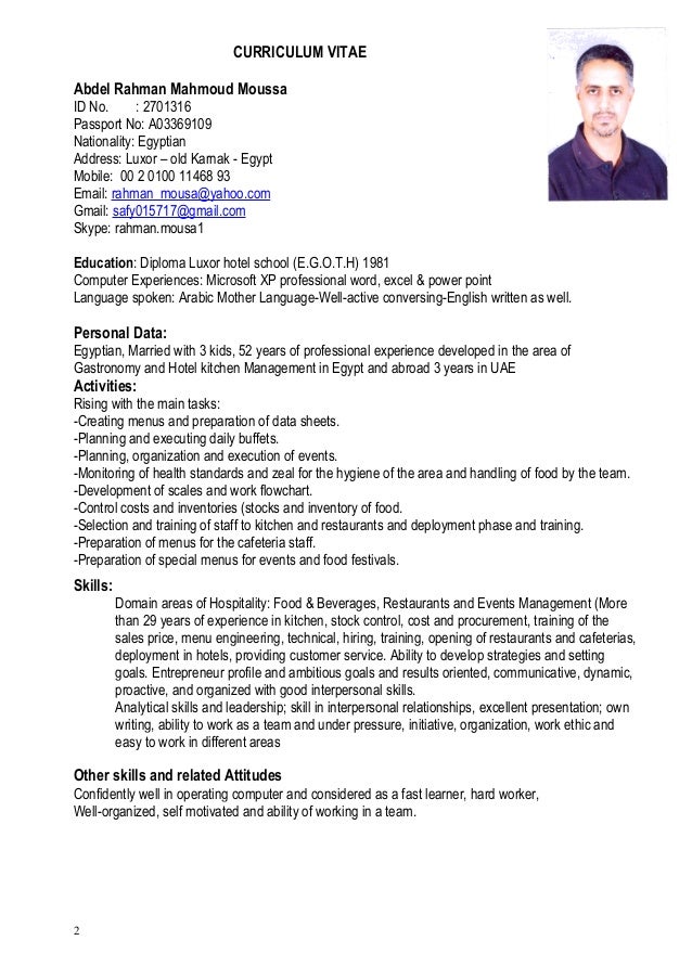 executive cover letter