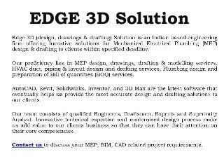 EDGE 3D Solution
 