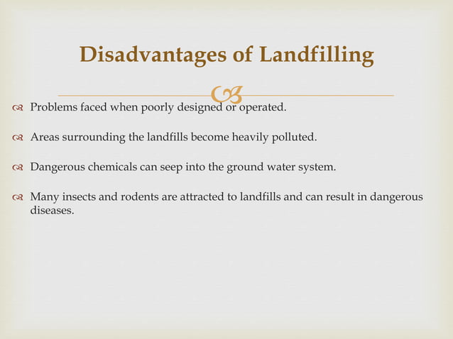 Landfill - Basics | PPTX | Environmental Services Industry | Industries