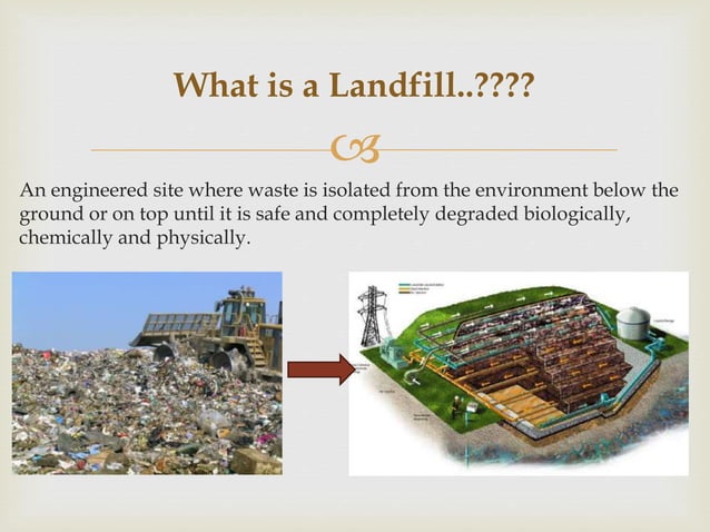 Landfill - Basics | PPTX | Environmental Services Industry | Industries