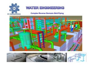 Complex Reverse Osmosis Skid Piping
 