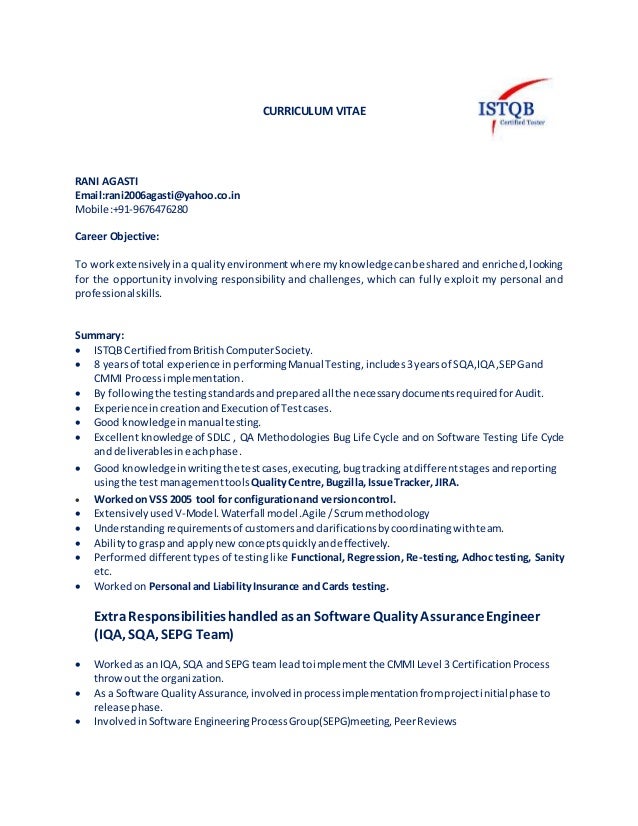 rani s latest resume