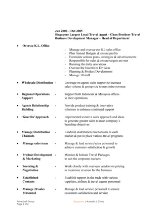 Photo inspiration: Picture Idea: Kelvin Tan Updated Resume