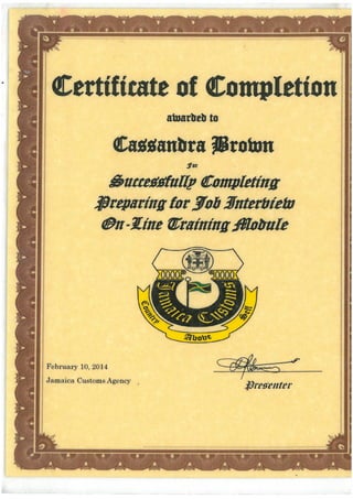 Ms. Brown's  Qualifications