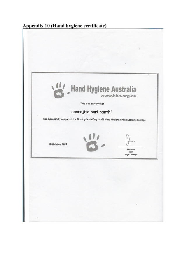 Appendix 10 (Hand hygiene certificate) PDF