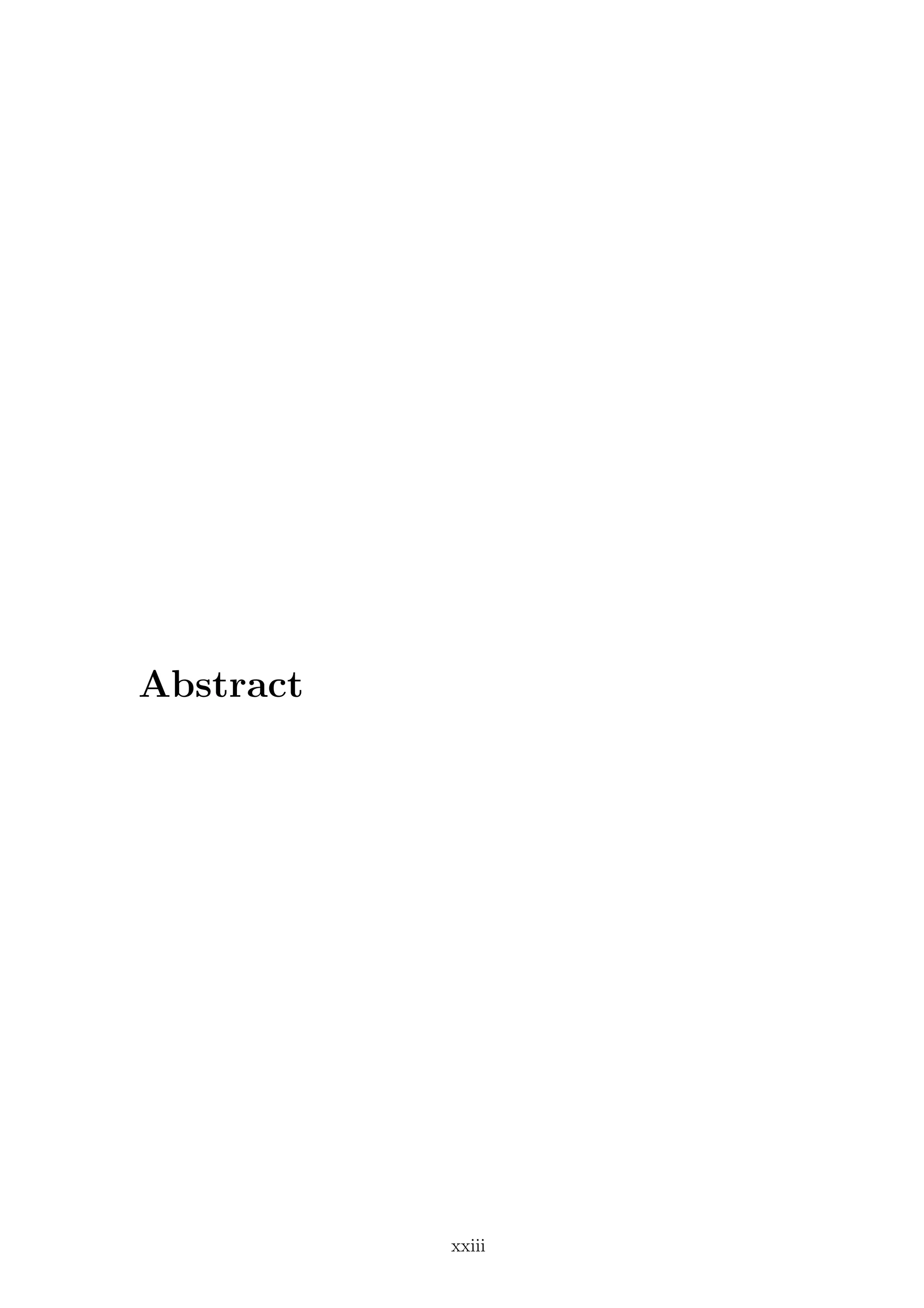 Abstract
xxiii
 