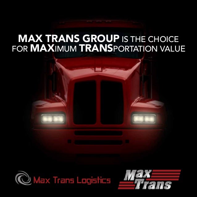 Max Trans Group Brochure