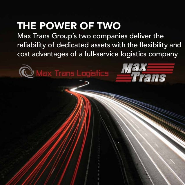 Max Trans Group Brochure