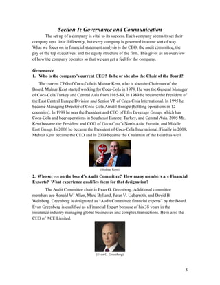 Coca-Cola Financial Analysis