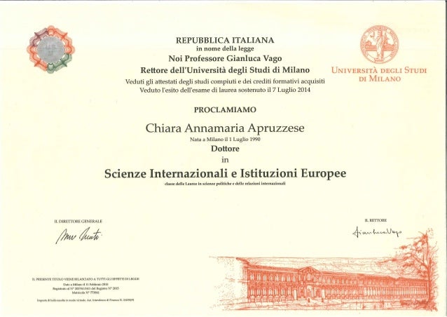 Diploma Di Laurea
