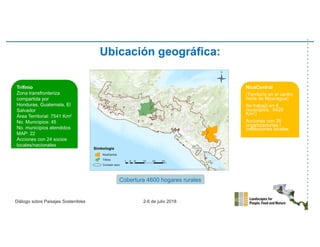 Amilcar Aguilar, Iniciativa Trifinio Corredor Seco, Nicaragua, CATIE 