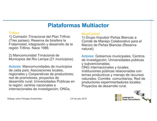 Amilcar Aguilar, Iniciativa Trifinio Corredor Seco, Nicaragua, CATIE 