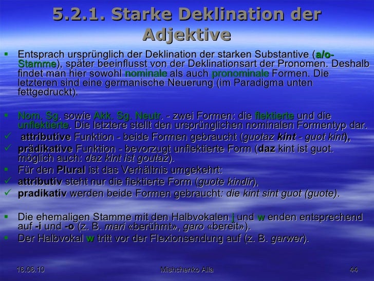 4a althochdeutsch morphologie