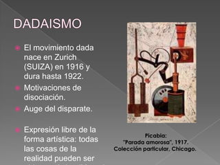 Artistas del dadaTristan TzaraMarcel JankJean  Arp,Joseph Mallord William Turner:Hans Richter
