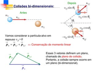 aula de fisica colisões - elastica-inelastica | PDF