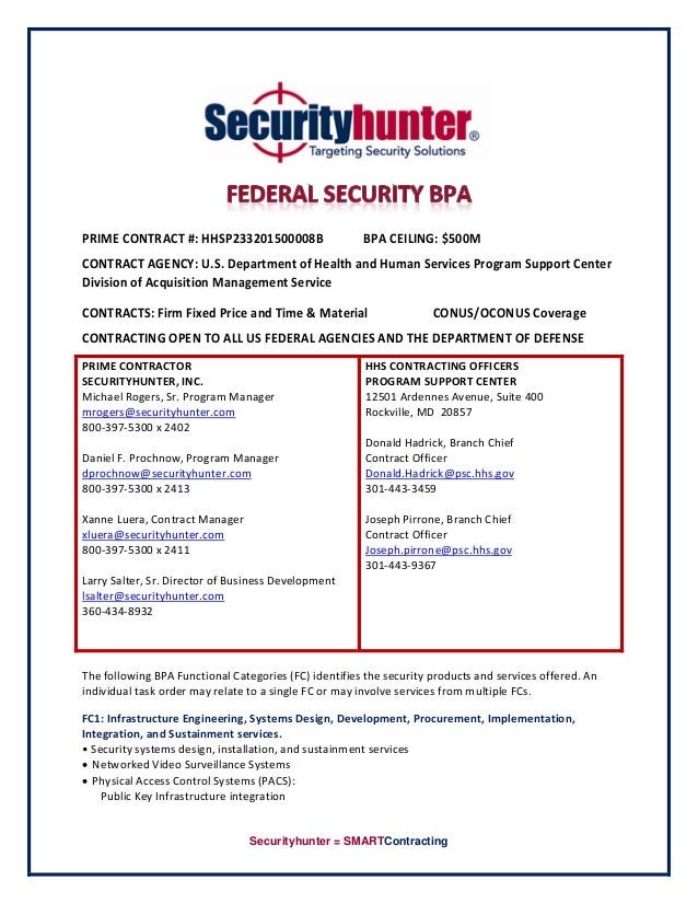 Securityhunter_HHS BPA Contract HHSP233201500008B