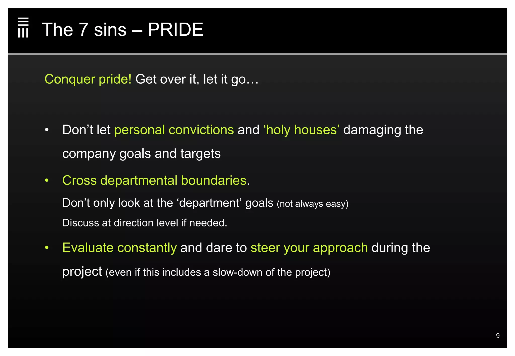 Emakina Academy #13 : The Seven Sins of CMS implementation