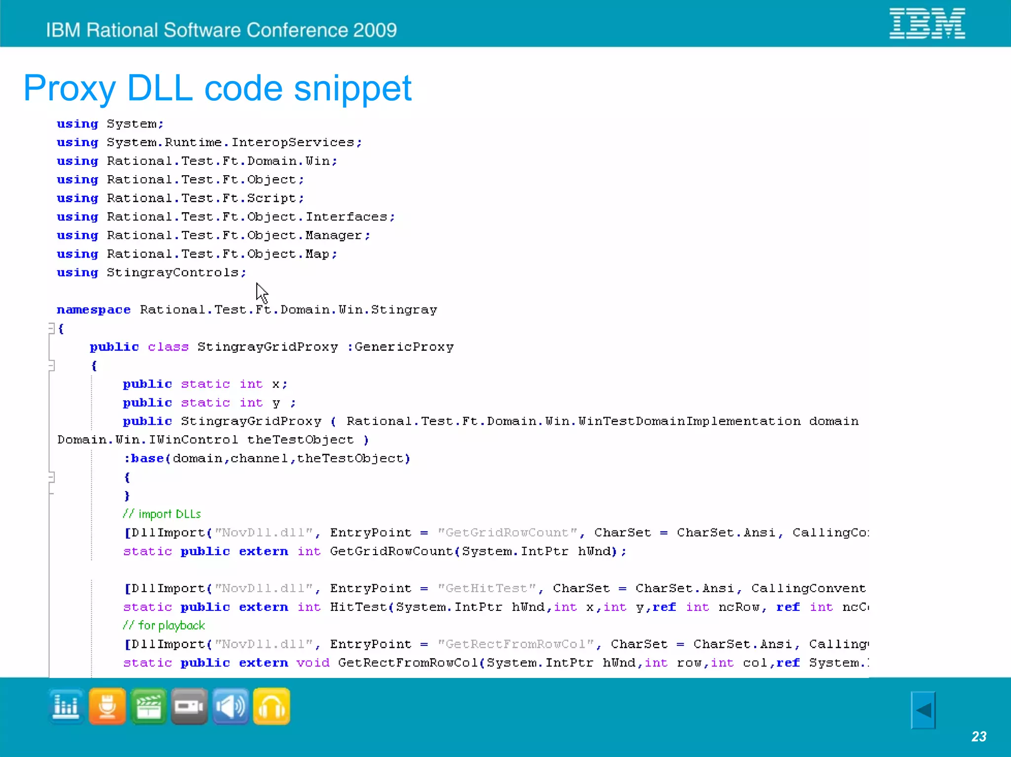 Proxy DLL code snippet




                         23
 