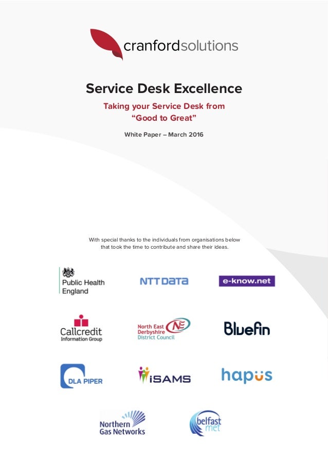 Service desk thesis