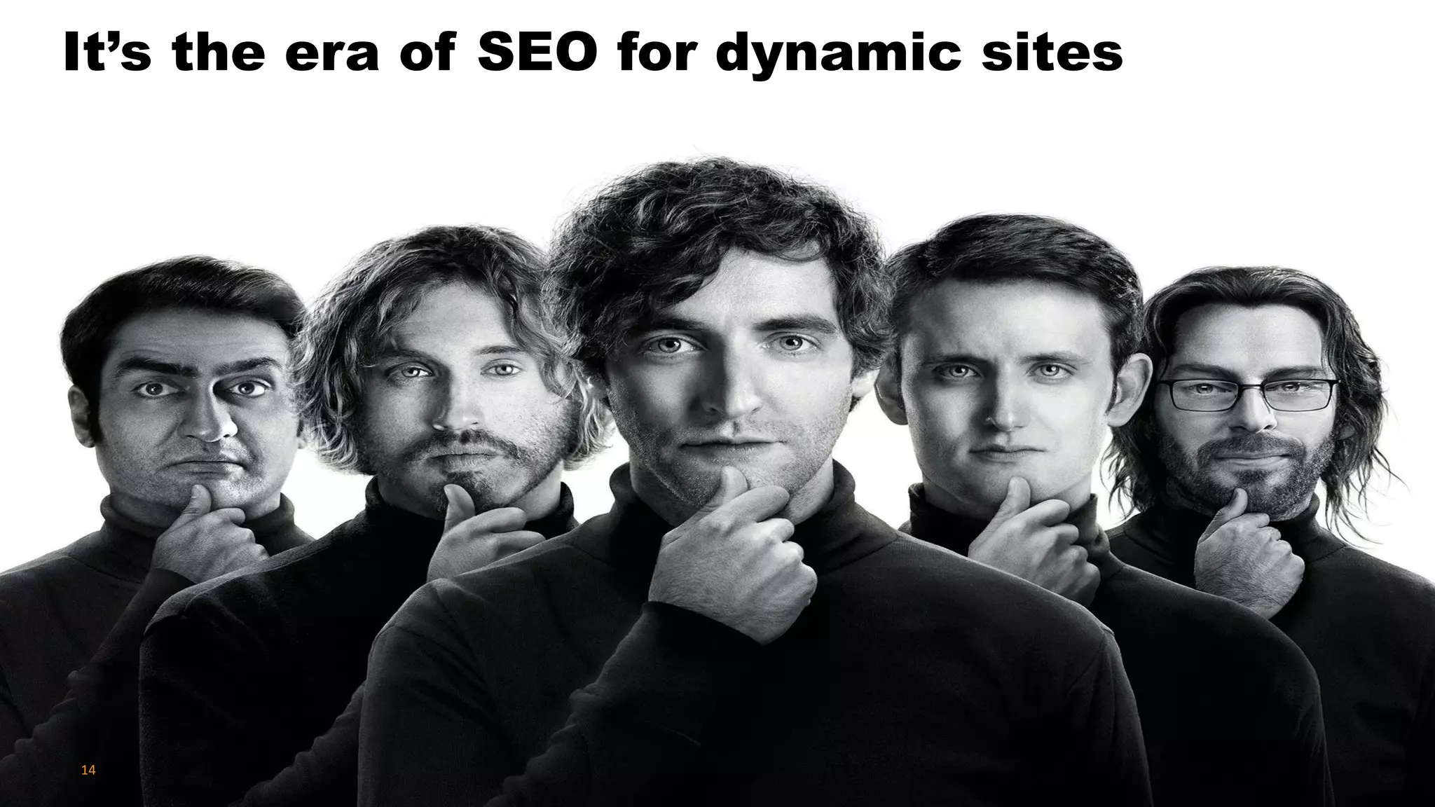 #MRKGsummit15 @MerkleRKG
It’s the era of SEO for dynamic sites
14
 