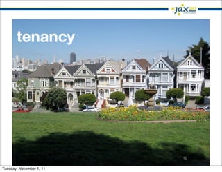 tenancy




                          10

Tuesday, November 1, 11
 