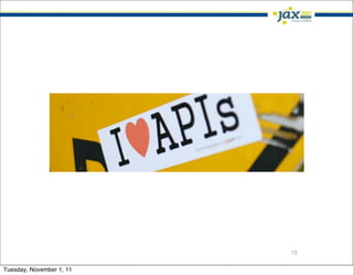 15

Tuesday, November 1, 11
 