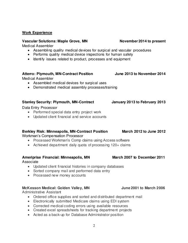 medical coding resumes